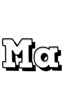 Ma snowing logo