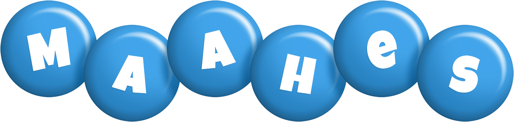 Maahes candy-blue logo