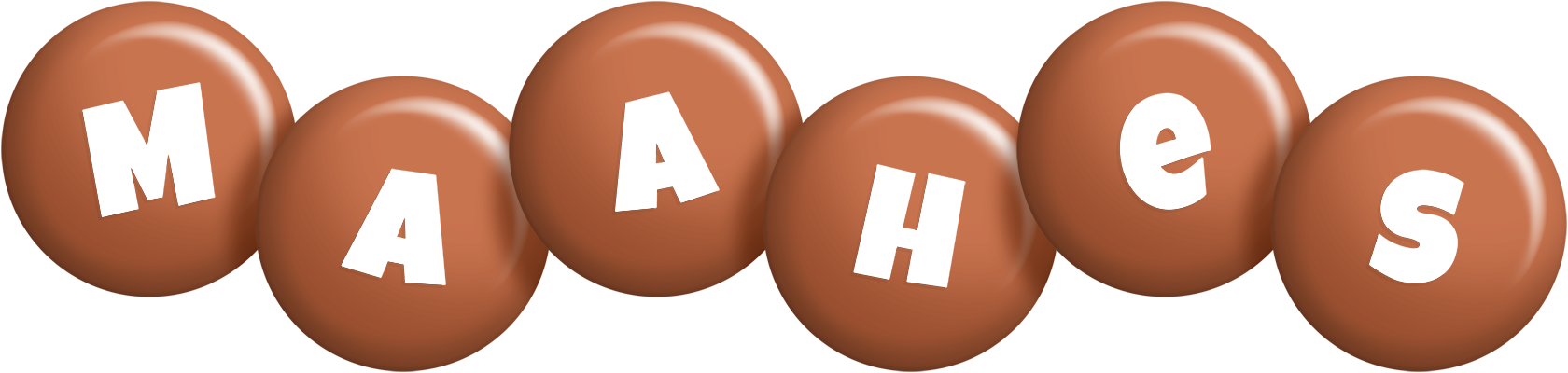 Maahes candy-brown logo