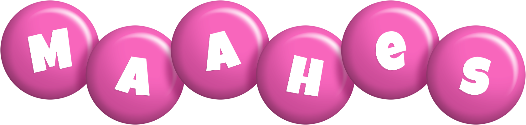 Maahes candy-pink logo