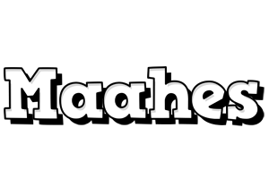 Maahes snowing logo