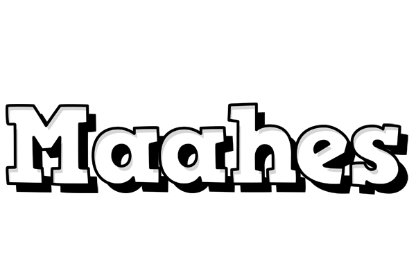 Maahes snowing logo
