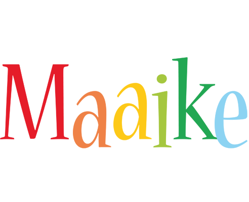 Maaike birthday logo