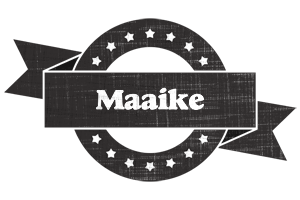 Maaike grunge logo