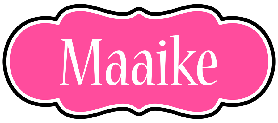 Maaike invitation logo