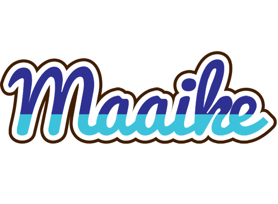 Maaike raining logo