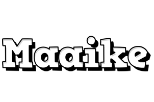 Maaike snowing logo