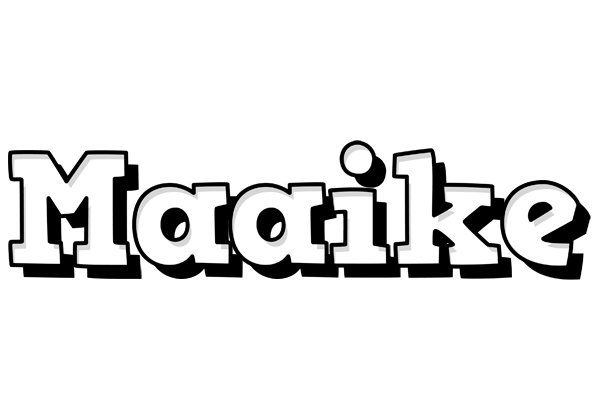 Maaike snowing logo