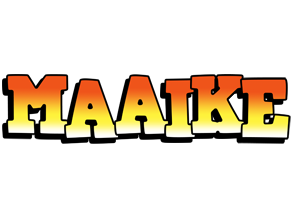 Maaike sunset logo