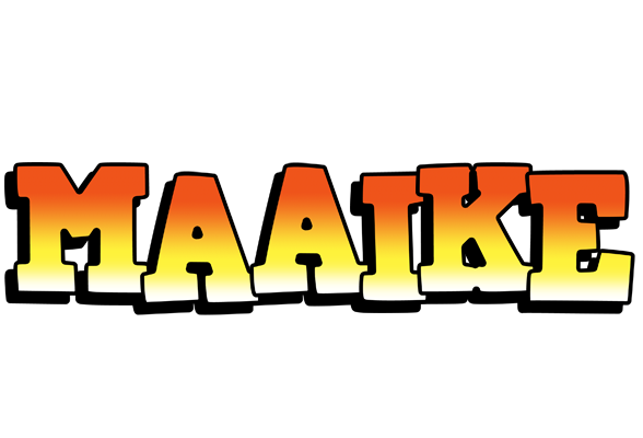 Maaike sunset logo