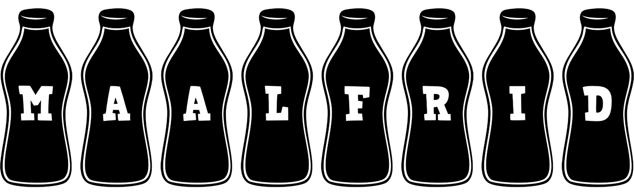 Maalfrid bottle logo