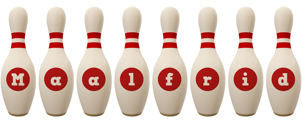 Maalfrid bowling-pin logo