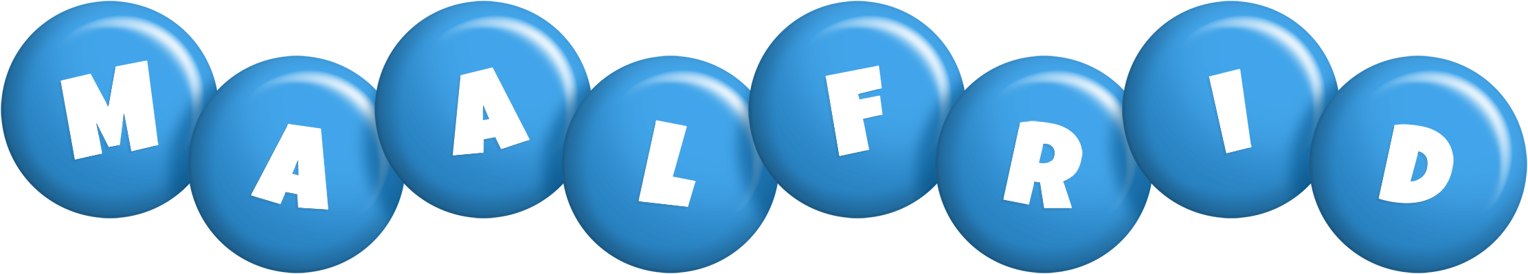 Maalfrid candy-blue logo