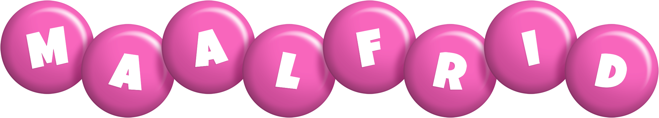 Maalfrid candy-pink logo