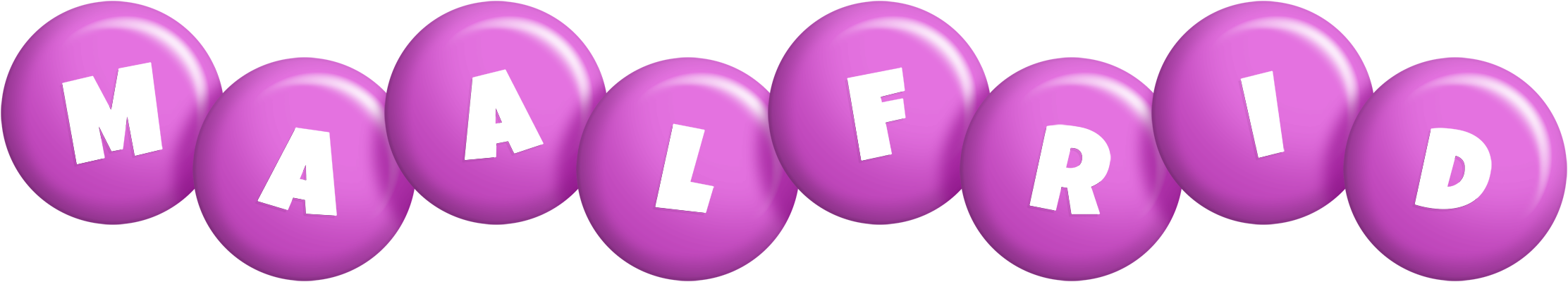Maalfrid candy-purple logo