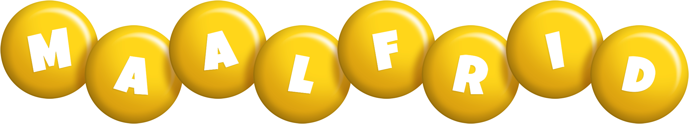 Maalfrid candy-yellow logo