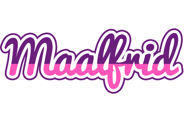 Maalfrid cheerful logo