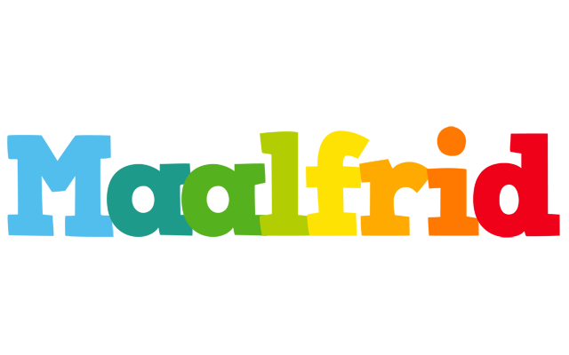Maalfrid rainbows logo