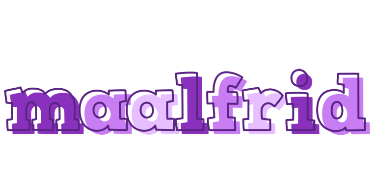 Maalfrid sensual logo