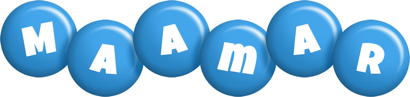 Maamar candy-blue logo