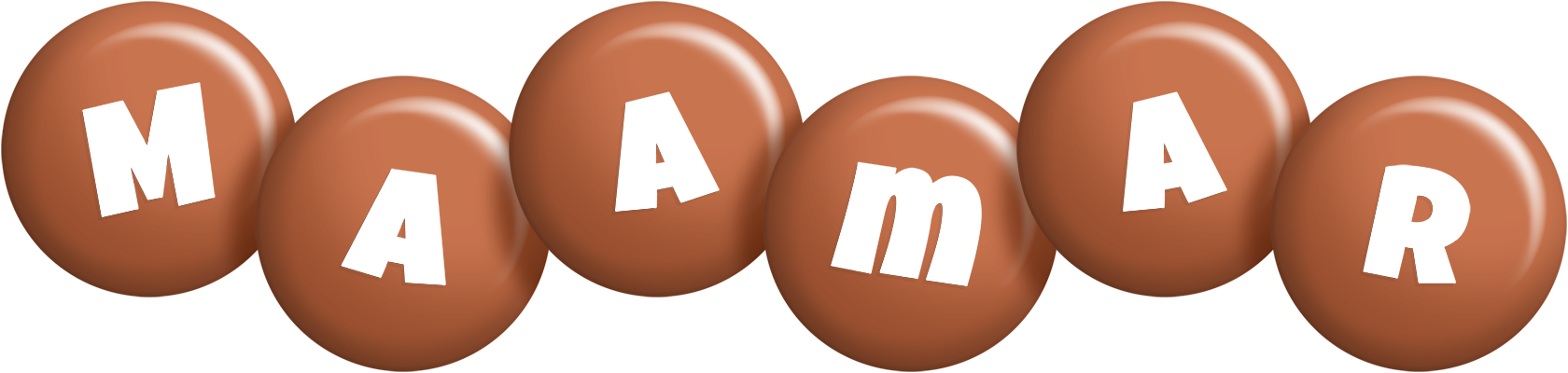 Maamar candy-brown logo