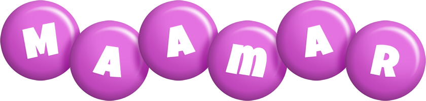 Maamar candy-purple logo