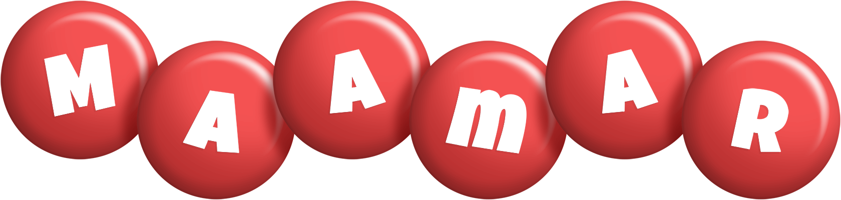 Maamar candy-red logo