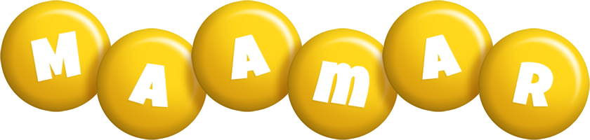 Maamar candy-yellow logo