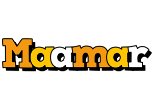 Maamar cartoon logo