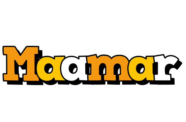 Maamar cartoon logo