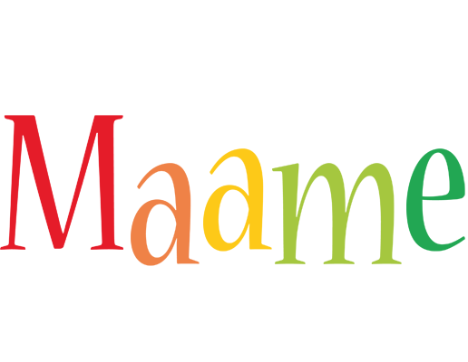 Maame birthday logo