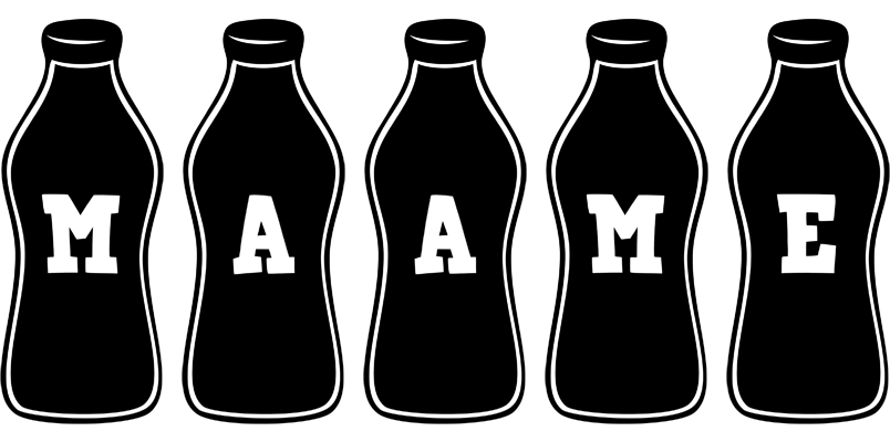 Maame bottle logo