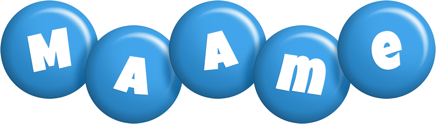 Maame candy-blue logo