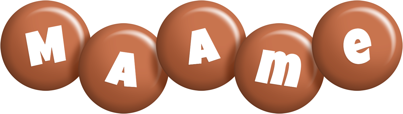 Maame candy-brown logo