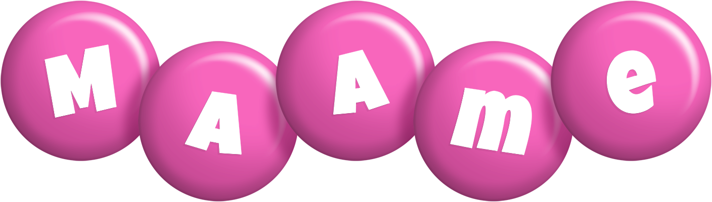 Maame candy-pink logo