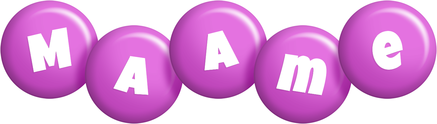 Maame candy-purple logo