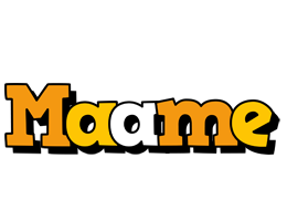 Maame cartoon logo