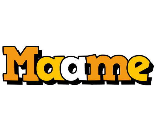 Maame cartoon logo