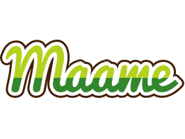 Maame golfing logo