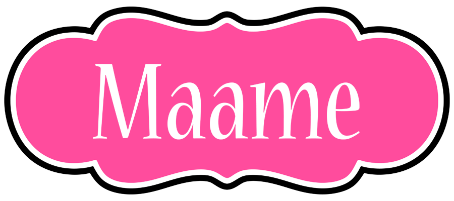 Maame invitation logo