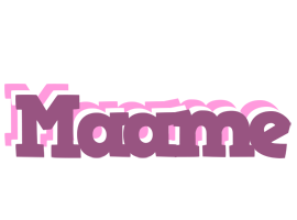 Maame relaxing logo