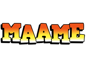 Maame sunset logo