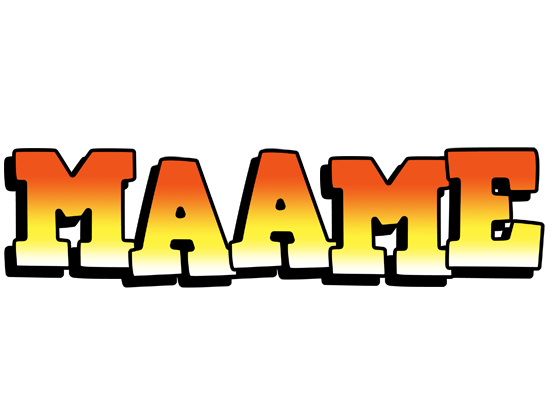 Maame sunset logo