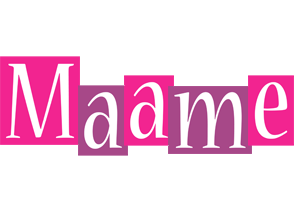 Maame whine logo