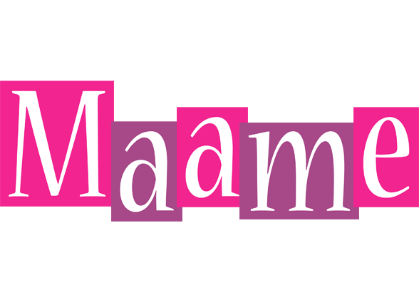 Maame whine logo
