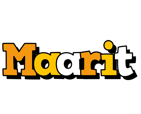 Maarit cartoon logo