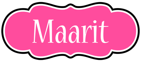 Maarit invitation logo