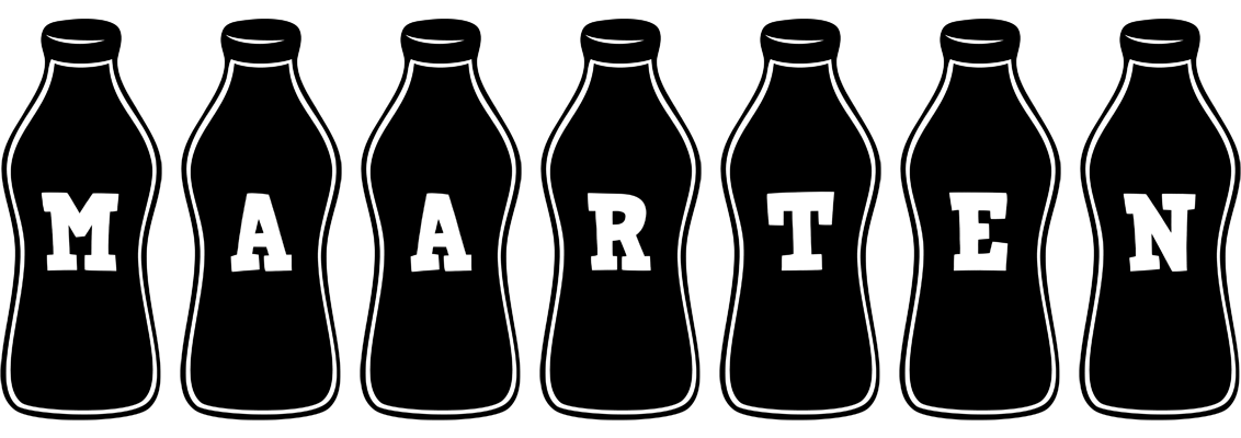 Maarten bottle logo