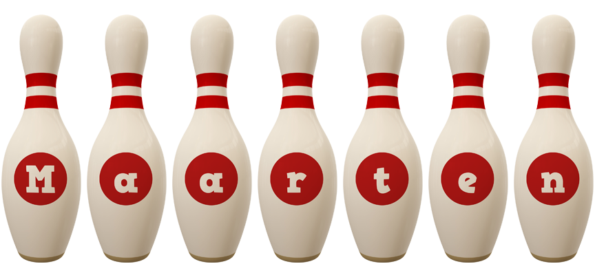 Maarten bowling-pin logo