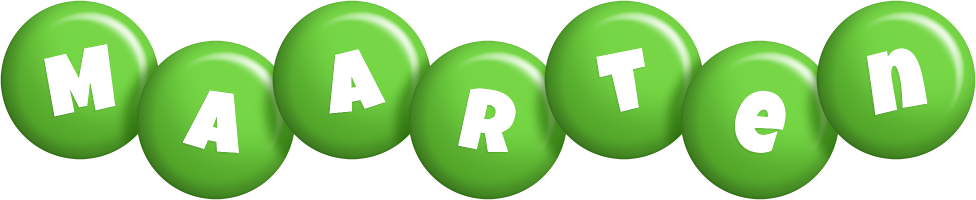Maarten candy-green logo